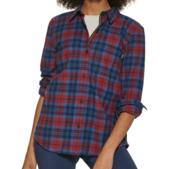 REPRESENT Men's Flannel Button-Down Shirt